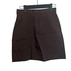 Esprit Vintage Y2K Brown Nylon Mini Skirt